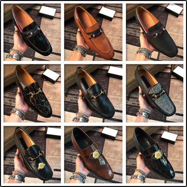 

british vintage square toe men leather shoes business suit formal dress flats loafers big size oxfords wedding shoes, Black