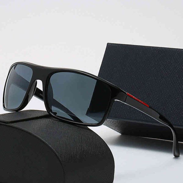 

new prad sunglasses trend retro mens womens sunglasses street frame shooting tourism anti glare eyewear, White;black