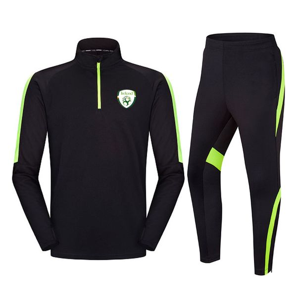 

20-21 republic of ireland football club kids training tracksuit winter long sleeve sportwear soccer set children sport