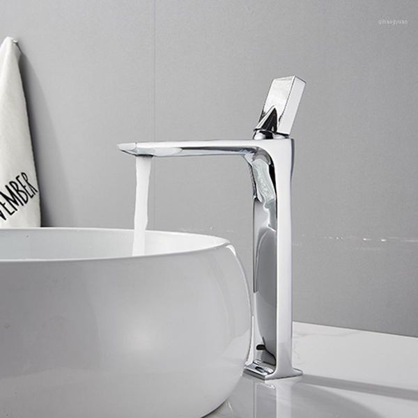 

fmhjfisd basin faucet deck mounted single handle bathroom basin sink cold water mixer taps wash faucets chuveiro1