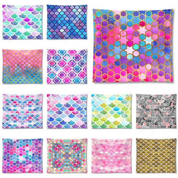 

geometry tapestry wall hanging cloth tapestries