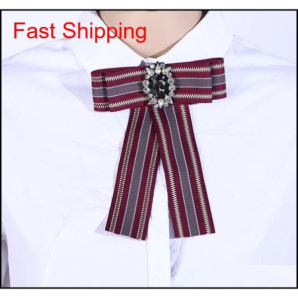 

fashion big bow ties for boys collar flower striped with diamond bow brooch accessories wh qylbwj dh_seller2010, Black;gray