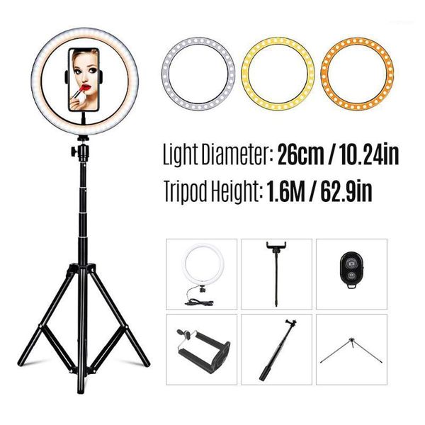

26cm fill light ring light supplementary led folding fill for pgraphy live stream makeup youtube video1