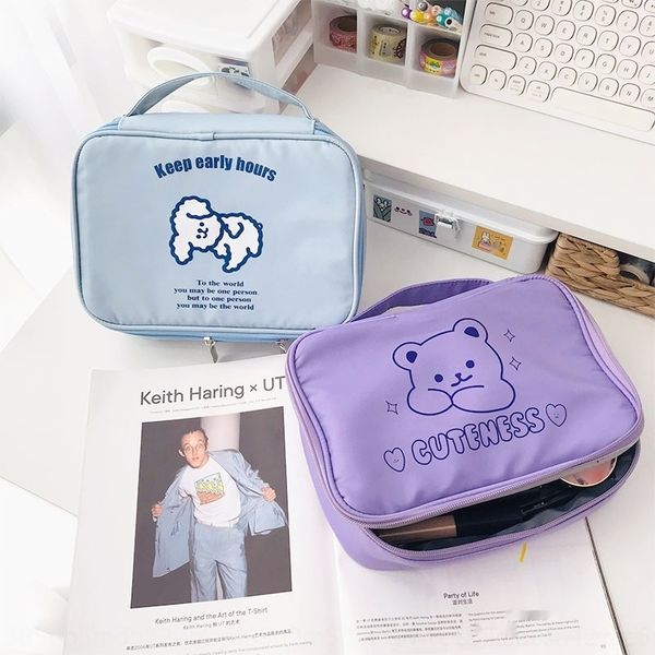 

p9p4l red style net new same style ins wind waterproof multi-functional wash capacit storage bag up bag travel portable storage make high co