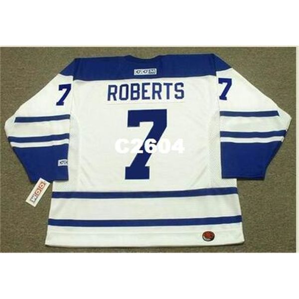 

mens #7 gary roberts toronto maple leafs 2003 ccm retro home away hockey jersey or custom any name or number retro jersey, Black