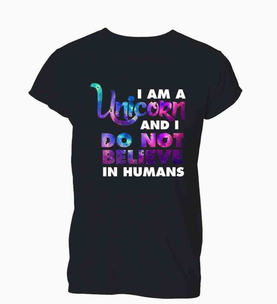 

new men t shirt fashion popular style man i'm a unicorn and i do no believe in humans t-shirt mens sport hooded sweatshirt hoodie