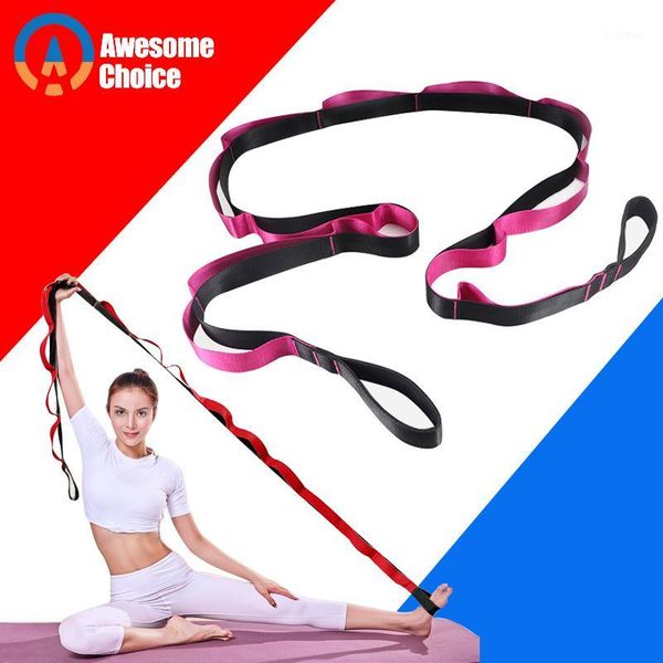 

resistance bands 270cm length yoga pull strap belt polyester latex elastic stretching band loop pilates gym fitness exercise bands1
