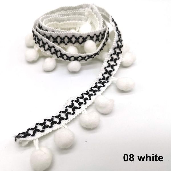 

5yards pom pom отделка кружевной ткани швейные аксессуары помпон trim tassel ball fringes лента швейное кружево для diy материал обращается