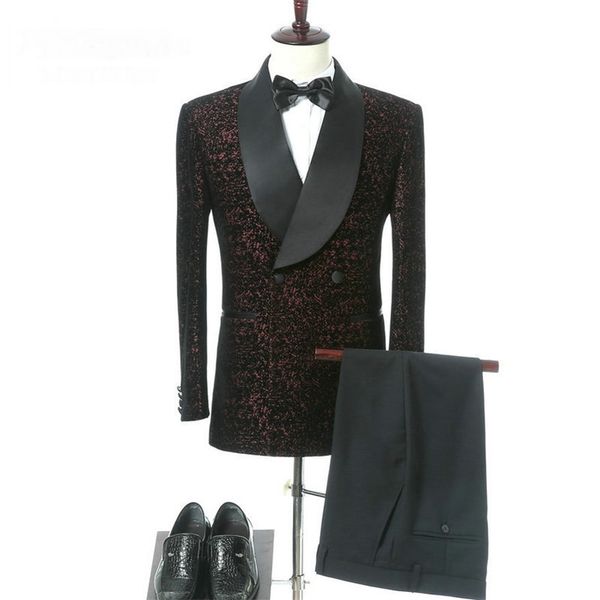

new design double breasted wedding suits for men slim fit tuxedo formal elegant brand men suit costume homme terno masculino 201106, White;black