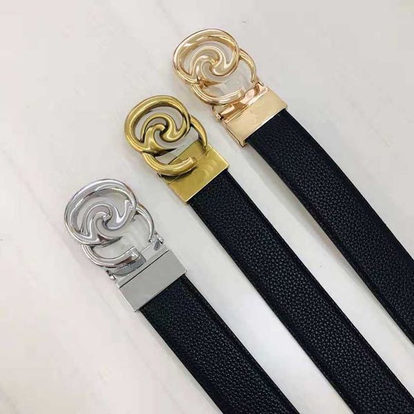 

2022high fashion women men belts unadjustable casual pinhole buckle business mens design imitation belt width 3.5cm, Black;brown