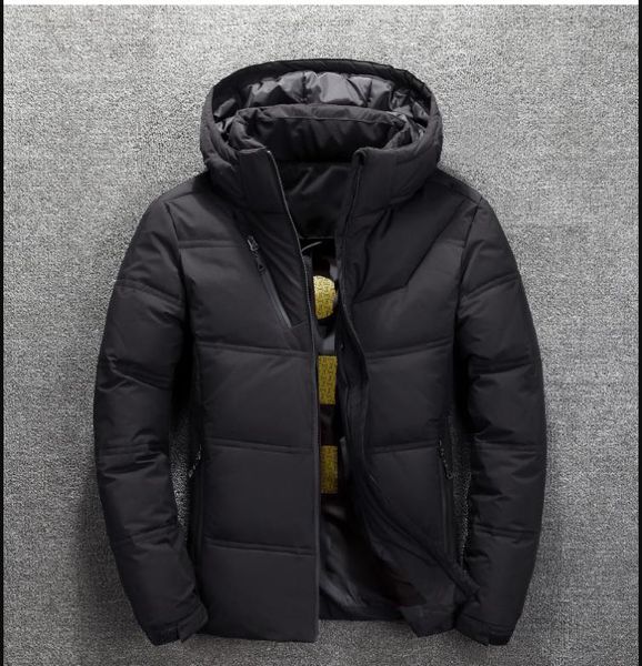 

new winter products men's winter wear short thick down jacket, Black;brown