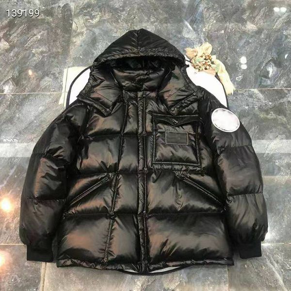 

mens womens down jacket winter jacket parkas coats new women winter casual outdoor warm feather man outwear thicken high grade b, Black