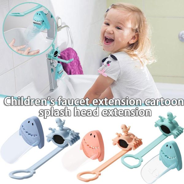 

bath accessory set children's cartoon faucet extender sink handle extension children washing hands bathroom kitchen accessories