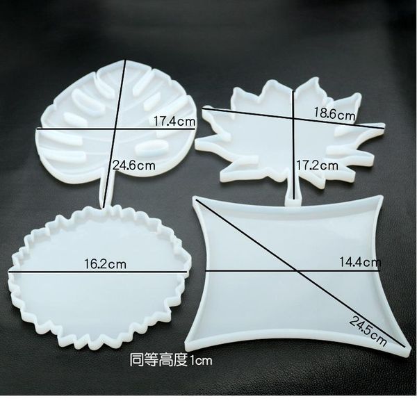 

maple leaf diamond shapes sile molds epoxy resin molds for diy making jewelry crystal epoxy mould epoxy resin jlltdz, Black