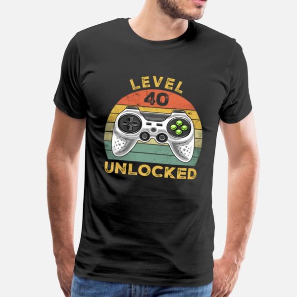 

40th birthday 40 years old gift level 40 unlocked t shirt customized unique vintage tracksuit hoodie sweatshirt
