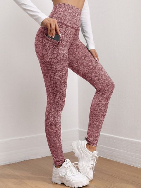 

wide waistband contrast stitch slant pocket leggings o9aq#, Black