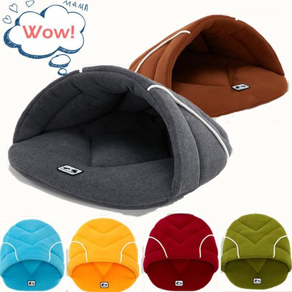 

cat beds & furniture soft cave bed house pet warm nest for cats small dog washable cotton sleeping bag kitten puppy hamster sofa mat winter