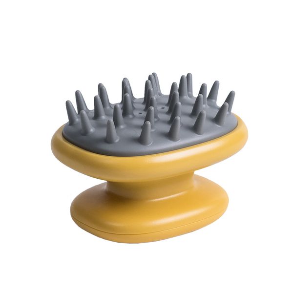 

silicone head body scalp massage brush comb shampoo hair washing comb shower brush bath spa slimming massage brush