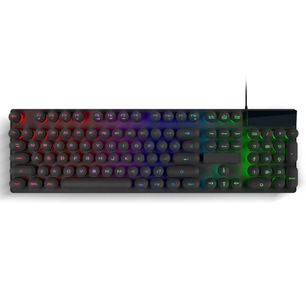 

104 key rgb backlit keyboard usb wired gaming key board desklapkeyboards