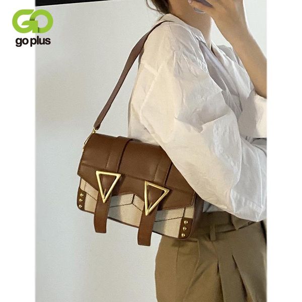 

shoulder bag pu кожаные сумки урожай новые дизайнерские ранец сумки goplus женская мода для леди заплатки 2020