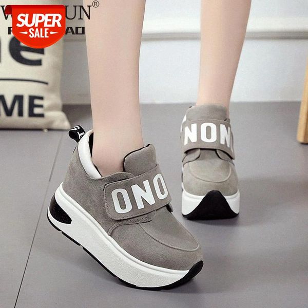 

2021 wdhkun autumn platform shoes woman slip on casual women shoes round toe flats zapatillas mujer size 35-41 #5h58