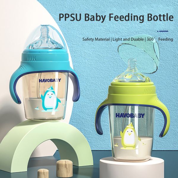 

qshare ppsu anti-колики детские бутылочки для кормления infant бутылки воды подготовка питьевой бутылка bpa free c1002