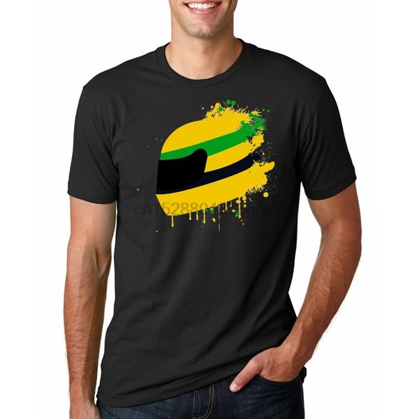 

novelty new ayrton senna helmet designed for males 2018 selling pure street wear summer men senna hoodie designers t shirts sweatshirt