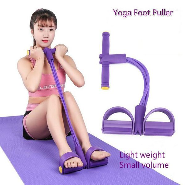

resistance bands portable fitness equipment yoga foot puller four legs spring sit-up bands1