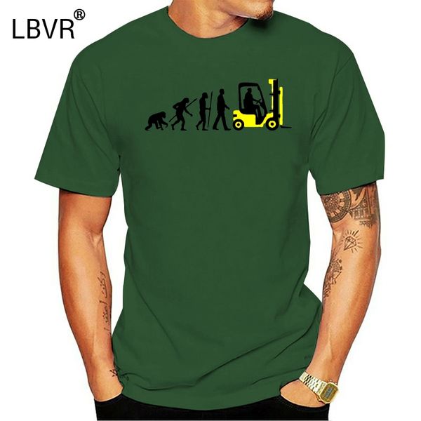 

эволюция man вилочный driver t shirt men t shirt 2020 лето хлопок мужчины тенденции моды отдыха футболка спортивная с капюшоном толстовка ho