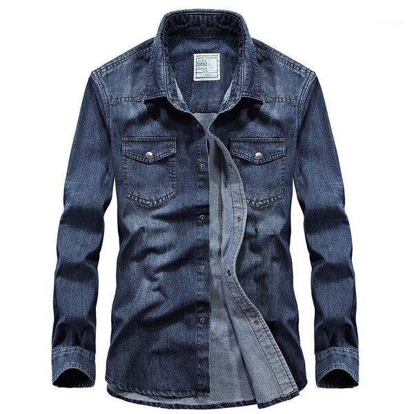 

casual denim shirts men long sleeve shirt button down cotton washed jeans shirts mens spring autumn mens work dress shirt xxxxl1, White;black