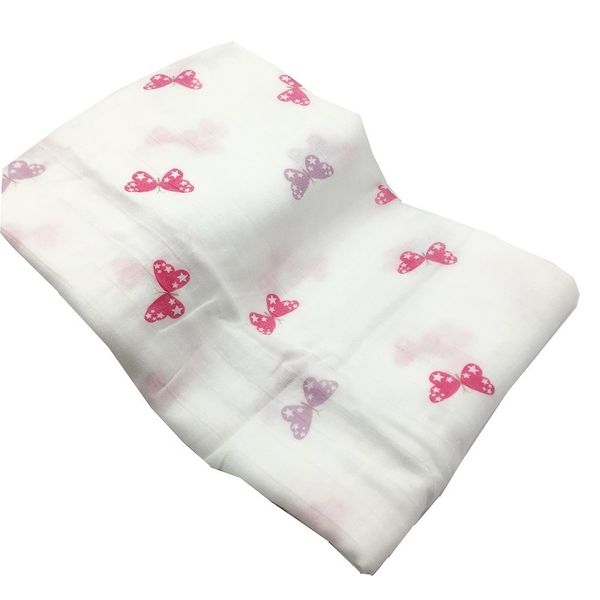 

ins feather muslin baby blanket cotton / bamboo fiber bedding swaddle wrap for newborn blankets babies down quilt lj201204