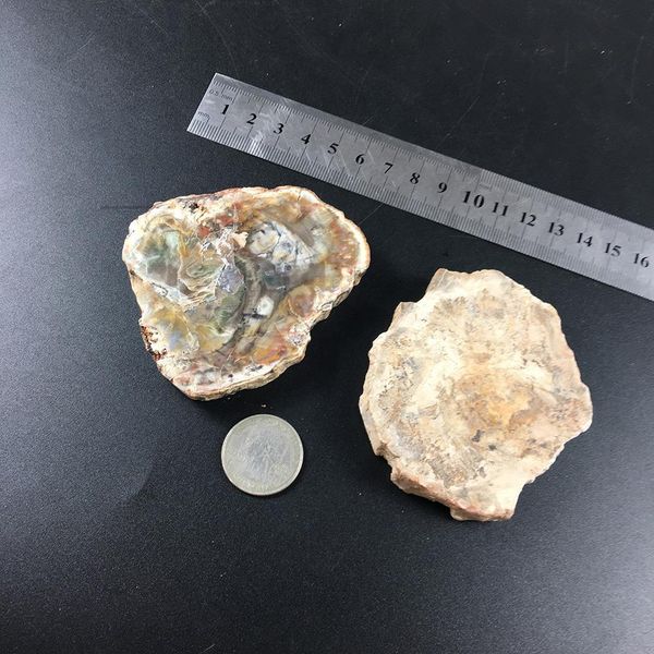 

natural raw stone polished wood stone slice specimen collectibles coffee pads coaster crafts home decor drop shipping h bbyalt