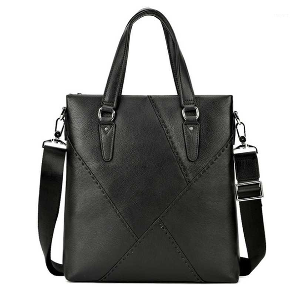 

2020 style men's business fashion multifunctional casual leather bag shoulder crossbody office computer bolsos bureau tote1