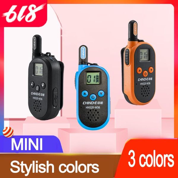 

3pcs zhongnuo walkie talkie mini pocket two way radio uhf400-520mhz 0.5w 99ch ham portable radio talkie-walkie rechargeable usb