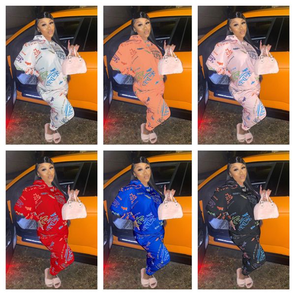 

6 colors women tracksuit letters hooded hoodies sweater pant trousers pullover sweatshirts outfit two piece outfits sports suits g12502, Gray