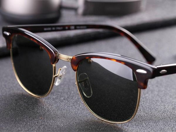 

polarized sunglasses men women rb3016 sol sunglasses glasses eye designer women semi classic uv400 men sunglasses de oculos sun rimless xnva, White;black