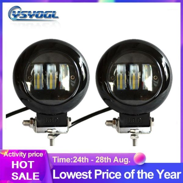 

12v 30w car headlight auto driving fog light lamp car led working light for 4wd atv suv utv ute off roads lights work lamp1