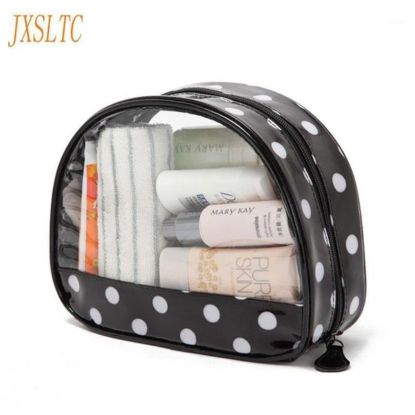 

cosmetic bags & cases women portable travel transparent bolso towel cosmetics organizer beauty makeup kits storage wash pouch toilet bag1