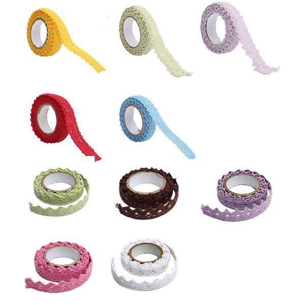 

1x decoration band christmas ribbon lace wedding gift on 1.8 * 170cm white