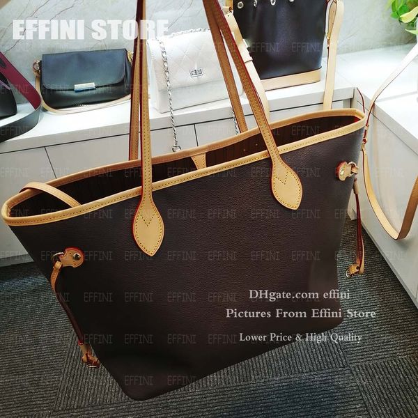 

wholesale large tote bag designers luxurys bags handbag purse women genuine real leather casual shopping bags pochette metis