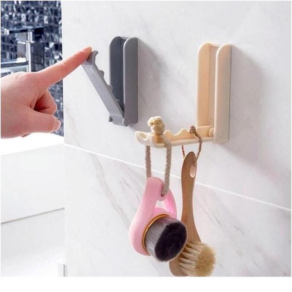 

foldable hanging hook self adhesive sucker door hook invisible coat storage holder home storage wall hook foldable jllgmv