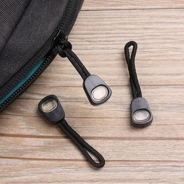 

5 pcs zip puller replacement ends lock zips cord rope pullers tent backpack bags clip buckle zipper pull outdoor travel tools q bbylmu