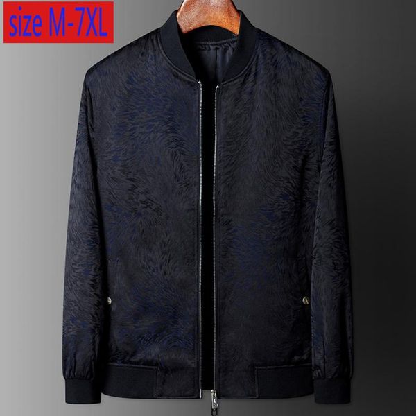 

new arrival fashion men jacket loose casual coat spring autumn youth mandarin collar plus size m-4xl 5xl 6xl 7xl, Black;brown