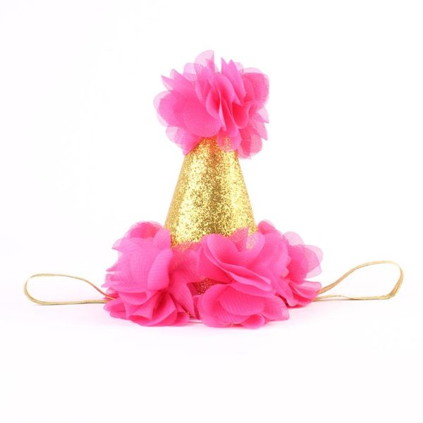 

hair accessories wholesale handmade glitter crown flower headband for girls 1st birthday party girl 240pcs, Slivery;white