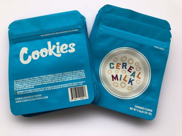 

flavors hologram bags cerel bag cookies empty packaging edibles bags mylar stickers and local milk label blue bbysa bde_luck