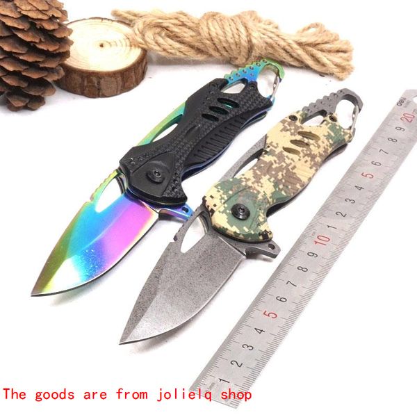 

survival tactical pocket 3cr13 blade folding knife knife aluminum handle camping hunting knives keychain outdoor multitool m5flk qynf