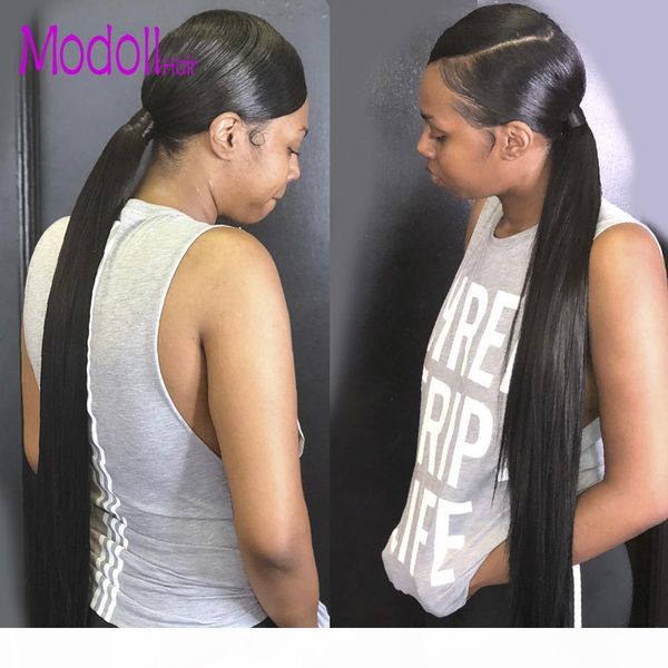 

straight human hair bundles with closure brazilian virgin hair weave bundles natural color bundles with closure remy hair extenssion, Black;brown