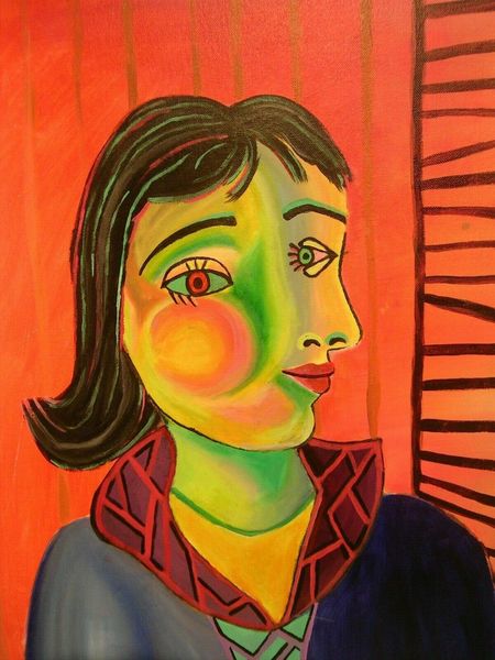 

abstract portrait painting pablo picasso style handpainted &hd print oil painting on canvas wall home decor art pictures , f2101027