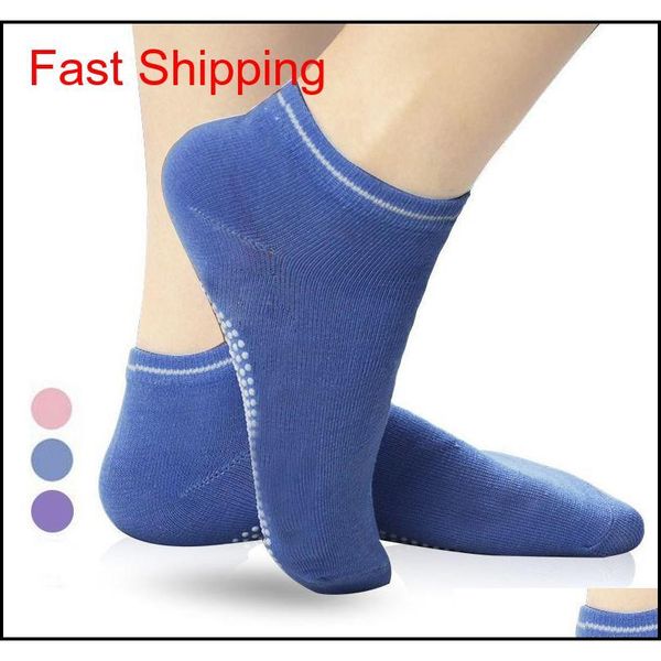 

sports yoga socks non slip massage ankle women pilates fitness colorful toe durable dance grip exercise printed gym dance sport socks weyne, Black