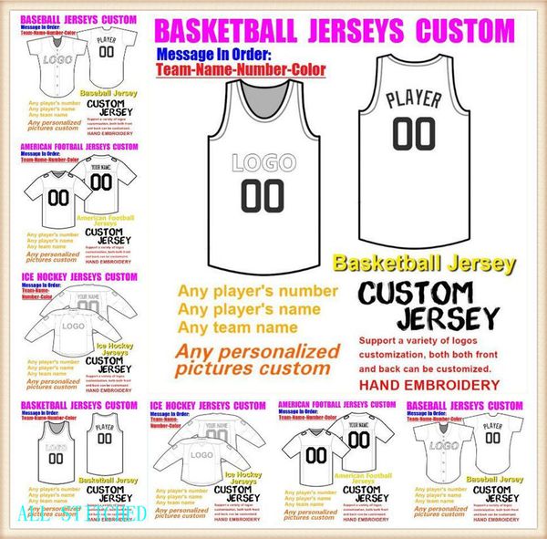 

custom mens womens youth american football jerseys sports baseball ice hockey basketball uniforms official 2021 jersey gray 4xl 5xl 6xl, Black